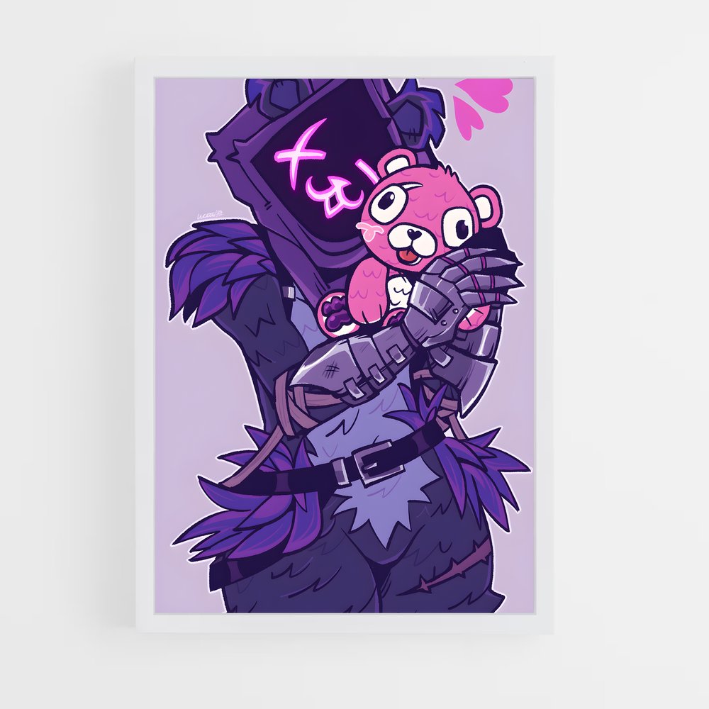 Poster Purrfect Battle – affiche Fortnite (vue 3)
